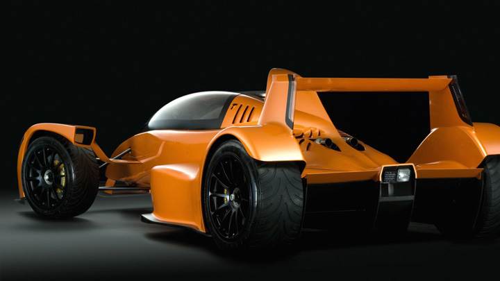 Side Back Pose Of World’s Fastest Supercar Caparo T1